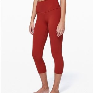 Lululemon Align 21” Crop Cayenne